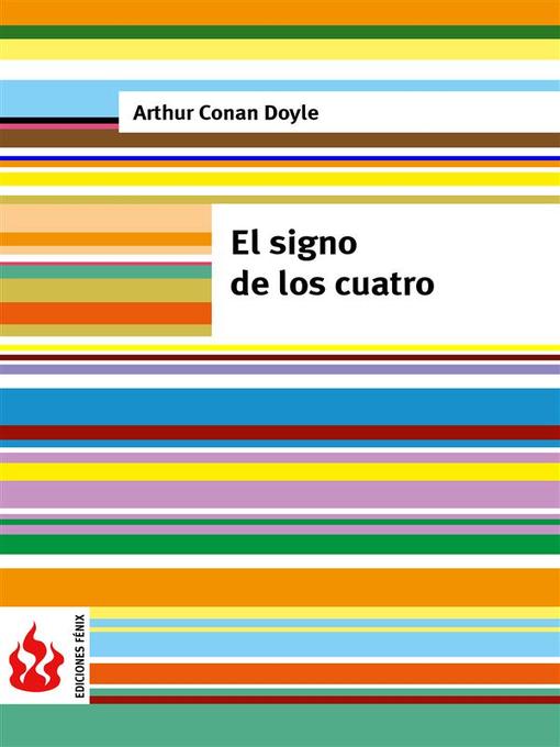 Title details for El signo de los cuatro (low cost). Edición limitada by Arthur Conan Doyle - Available
